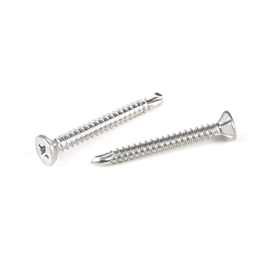 Top Ss410 Phillips Cross Recess Csk Flat Head Stainless Steel Self Drilling Screws