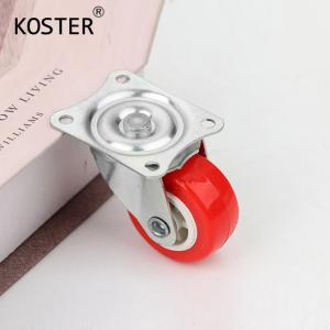 Quality 1-3inch Plastic Furniture Swivel Caster Wheel with 17mm/21mm/27mm/27mm Thickness wholesale