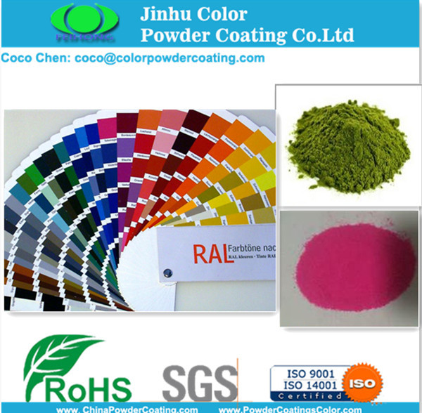 Progessional Red Smooth Glossy Epoxy Polyester Ral9016 Feihong powder coating for the new type of radiator