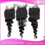 hot selling human hair products loose wave lace closure
