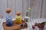Airtight Seal Cork Ball Lid Stopper Dia 40mm For Glass Jar