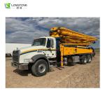 Used 25T Truck Concrete Pump With Max. Delivery Height 24 - 36 M Oil Tank