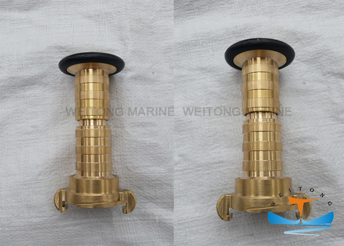 Machino Type Water Spray Nozzle , Intensive Spray Jets Brass Ordinary DC Gun Type