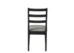 Fashion Rubber Wood Sponge Padded Dining Room Chairs