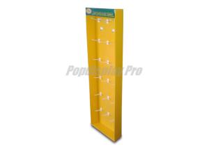 Quality Free Standing Cardboard Hook Display 18 Hooks Creative Point Of Sale Displays Cardboard wholesale