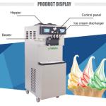 Magnetic Drive Pump Commercial Frozen Yogurt Machine 304 Stainless Steel