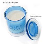 Glass Jar Scented Candle April Fool's Day Occasion Double Wall Clear Transparent