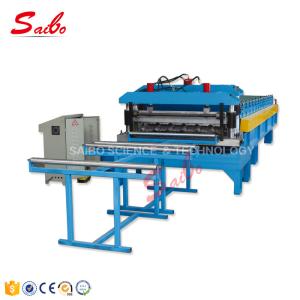 Quality Hydraulic Tile Roll Aluminum Forming Machine 2-4m/Min 40GP Container wholesale