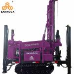 Hydraulic Borehole Drilling Machine Yunnei Engine Crawler Water Well Drilling