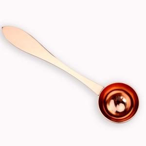 Quality Rose Gold 304 Stainless Steel Coffee Tablespoon Mirror Polished 15ml Measuring Scoop wholesale