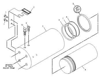 7Y-1258 Engine 2255436 Kit Piston Ring Cylinder Liner 7Y1258 Piston Ring 225