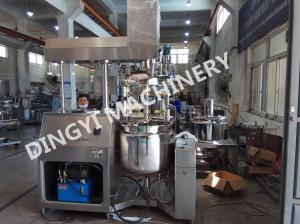Quality Pharmaceutical Cream Vacuum Emulsifying Machine High Shear Mixer Hydraulic Lifting wholesale