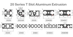 Quality 15180 9090 2040 4040 Aluminum T Slot Profile Extrusion wholesale