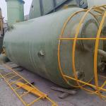 3600mm Vertical Cylindrical FRP Chemical Tank Sewage Treatment Holding
