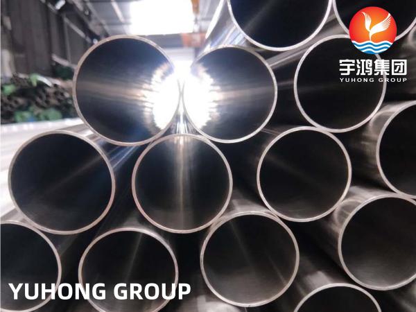 Food Grade Stainless Steel Sanitary Tubing ASTM A270 TP304 Polished / Mirror