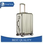 Gold Full Aluminum Cabin Luggage Carrier With Universal Wheels Less Jointed Gap