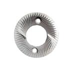 Electric Coffee Bean Grinder 74mm Flat Burr Grinders with Cleaning Cycle