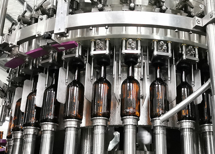 3000BPH Shrink Film Beer Can Filler Machine Sanitary Design