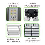 Solar LED Grow Lights UV 900w LED Grow Light Full Spectrum Essential Lighting