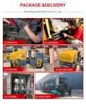 Electric Start 0.5Ton Single Drum Road Roller Compactor for Small Construction
