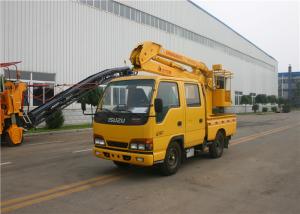 Quality 5 Person KaiFan Brand 16M 3 Section Telescopic Boom Aerial Work Platform Truck wholesale