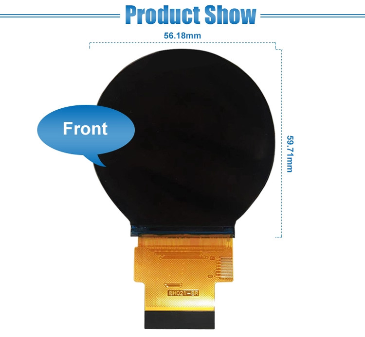 Small 262K Color RGB 18Bit Interface Round Lcd Display
