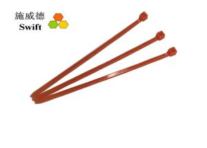 Quality Non Releasable Orange REACH RoHS 100mm Bulk Cable Ties wholesale