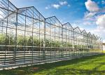 Solar Glass Greenhouse Low Heat Consumption Even Indoor Light Distribution