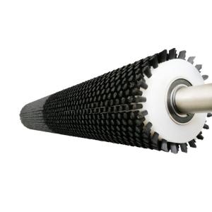 Quality Nylon Bristle Rotary Cylindrical Roller Brush Conveyor Belt Cleaners wholesale