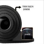20MM Thick Home Fitness Exercise NBR Non Slip Yoga Mat For Pilates Gymnastics
