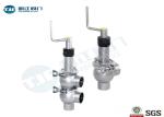 Food Industry Stainless Steel Sanitary Valves ANSI 304L DN50 With EPDM Seals