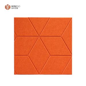 Quality Aesthetics V-Grooved Polyester Acoustic Panel For Cinema Wall wholesale