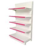 Steel Supermarket Display Rack Medium Duty Single Sided Customzied