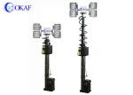 20M Height 50KG 48000lm Vehicle Mounted Telescopic Mast