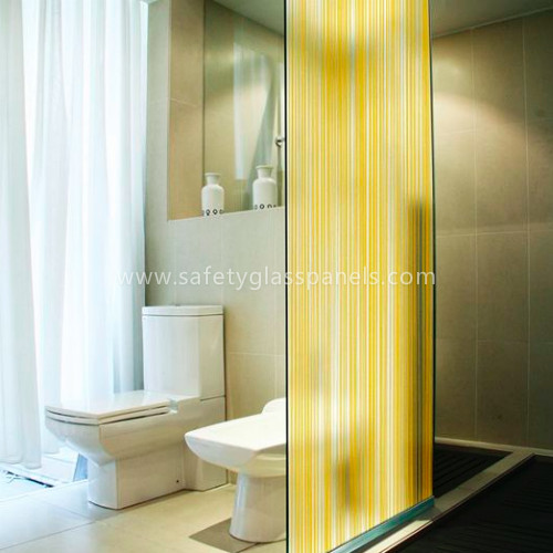 Decorative Colored Silk Screen Printing Glass Sheets , High Temperature Resistant