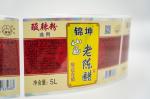 Removable Custom Waterproof Labels For Bottles Adhesive Clear Tamper Proof