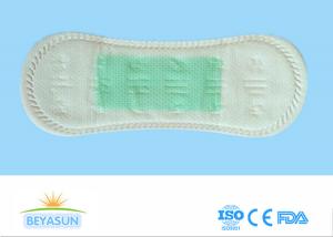 Quality Natural Ladies Sanitary Napkins , Custom Anion Panty Liner Cotton Topsheet wholesale