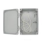 220x155x95mm Rectangular Hinged Metal Conduit Junction Box