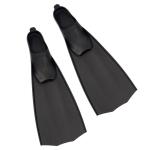 TPR Rubber Short Freediving Fins For Men Women Training Customized