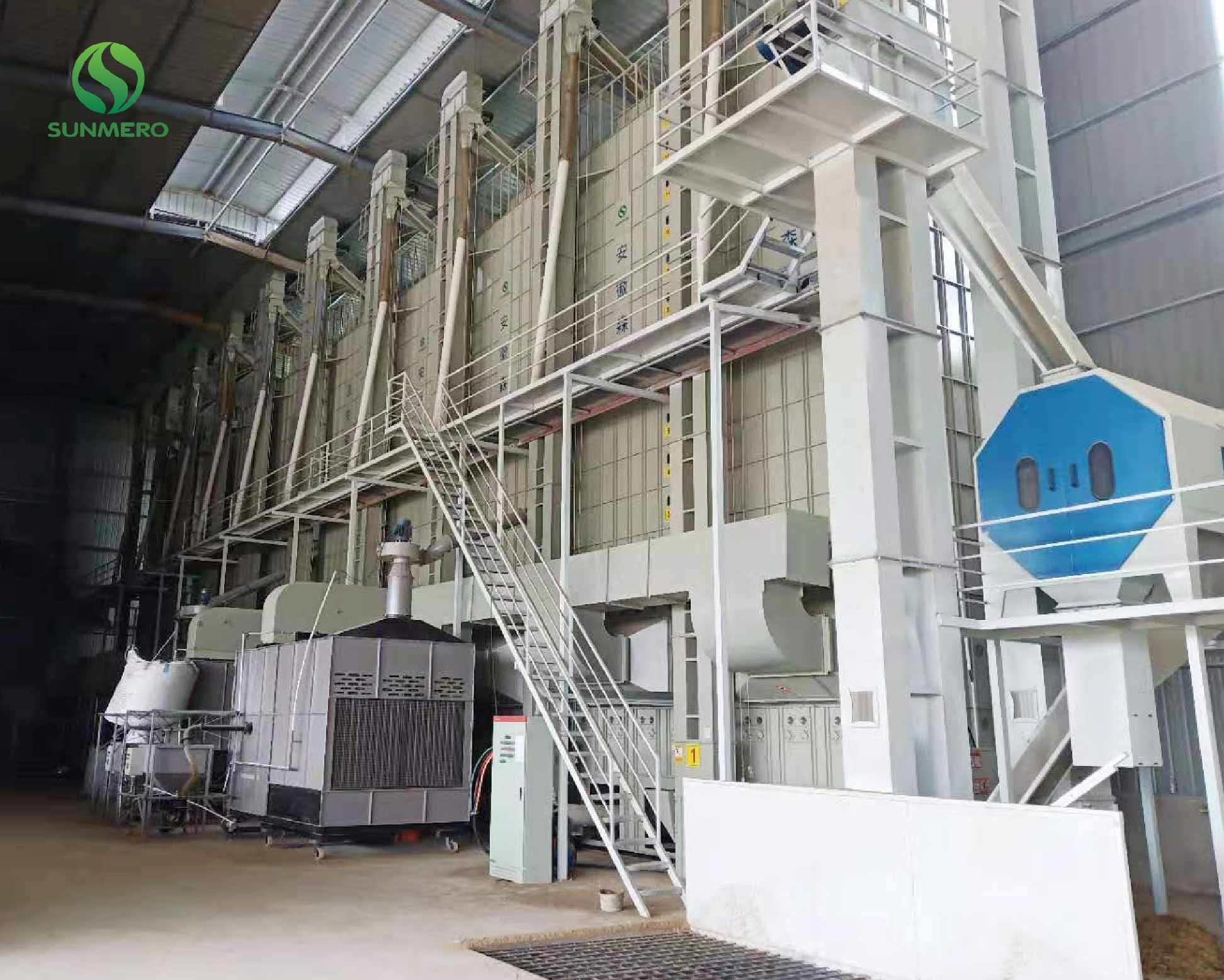 20 Tons Rice Grain Dryer For Paddy Drying Batch Type