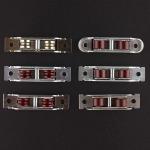 Stainless Iron/Steel 16mm UPVC Window Double Roller Pulley with Sliding Door