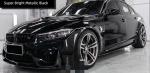 Swipeable Bubble Free Gloss Car Vinyl Wrap Super Bright Metallic Black Car Wrap