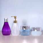150ml 160ml PET Empty Bottle Purple Refillable Plastic Bottle Cosmetic