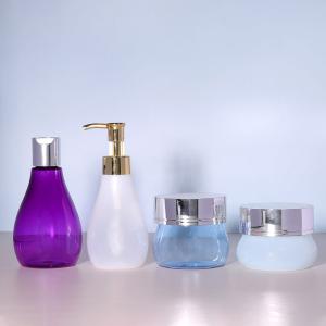 Quality 150ml 160ml PET Empty Bottle Purple Refillable Plastic Bottle Cosmetic wholesale