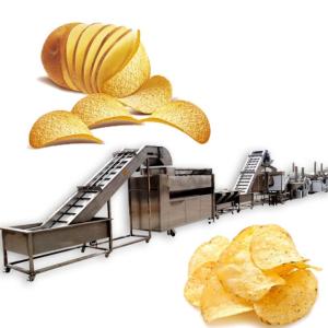 Quality Fresh Potato Chips Production Line , Full Automatic Potato Chips Making Machine 1000kg/h wholesale