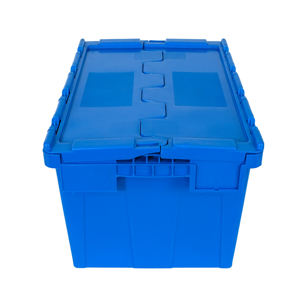 Customized Logo PP Solid Box Shipping Stackable Nestable Plastic Container for Storage