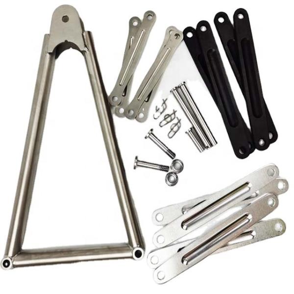 Universal Jacobs Ladder Natural Titanium 13-5/8" 14" Long for Sprint Car
