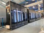 Auto Defrost Glass Sliding Door Upright Bottle Cooler For Bar & Coffee Shop