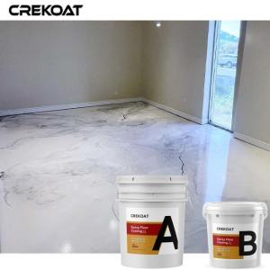 Quality Stunning Finishes Marbleized Epoxy Floor Coating In Commercial Environments wholesale