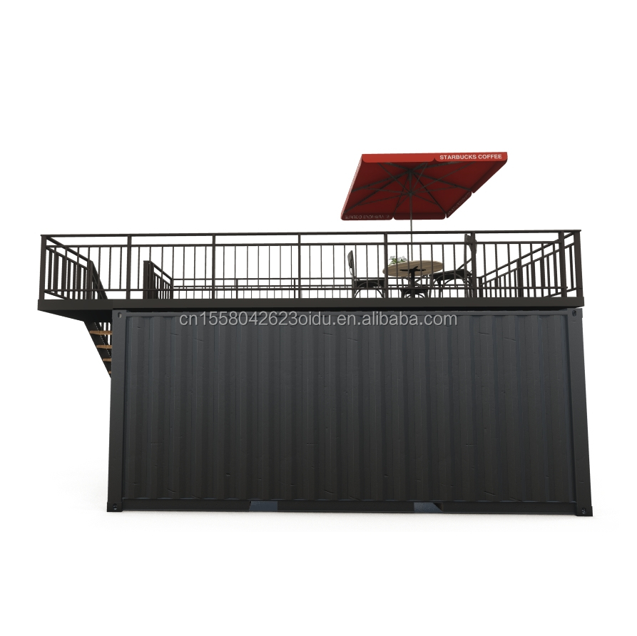 Aluminum Alloy Window 20ft/40ft One-Storey Tiny Wooden Container Buildings for Hotel Apartment Villa or Cabins